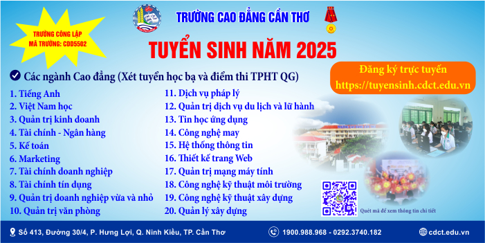 Tuyển sinh các ngành Cao đẳng